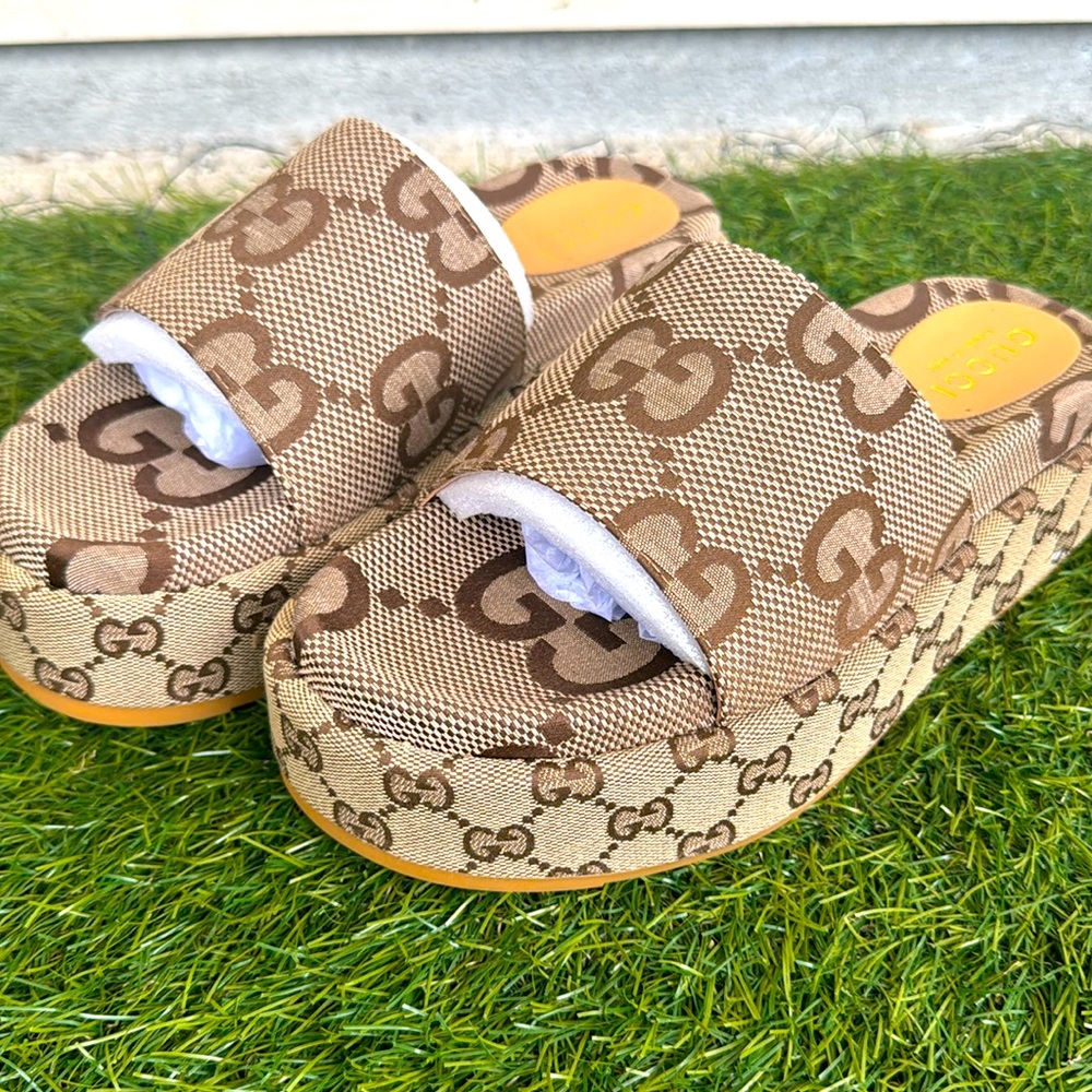 Gucci Platform Designer Slippers